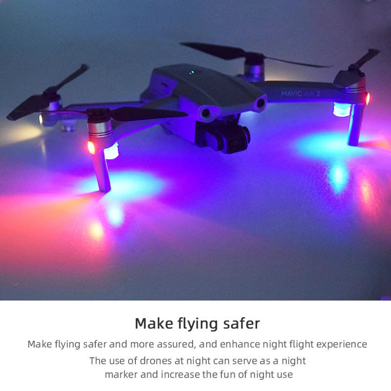 use of drones at night can serve as a night marker and enhance night flight experience 