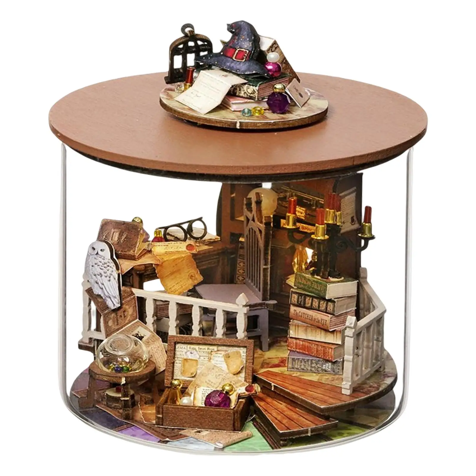 Doll House Model Kit Room Miniature for Birthday Gifts