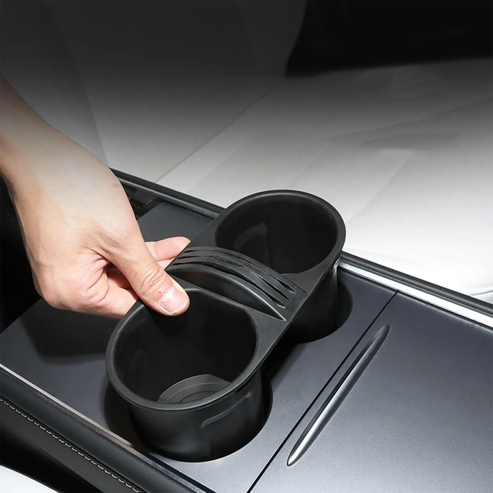 TPE Center Console Cup Holder  for/Y 2021 Interior Decoration