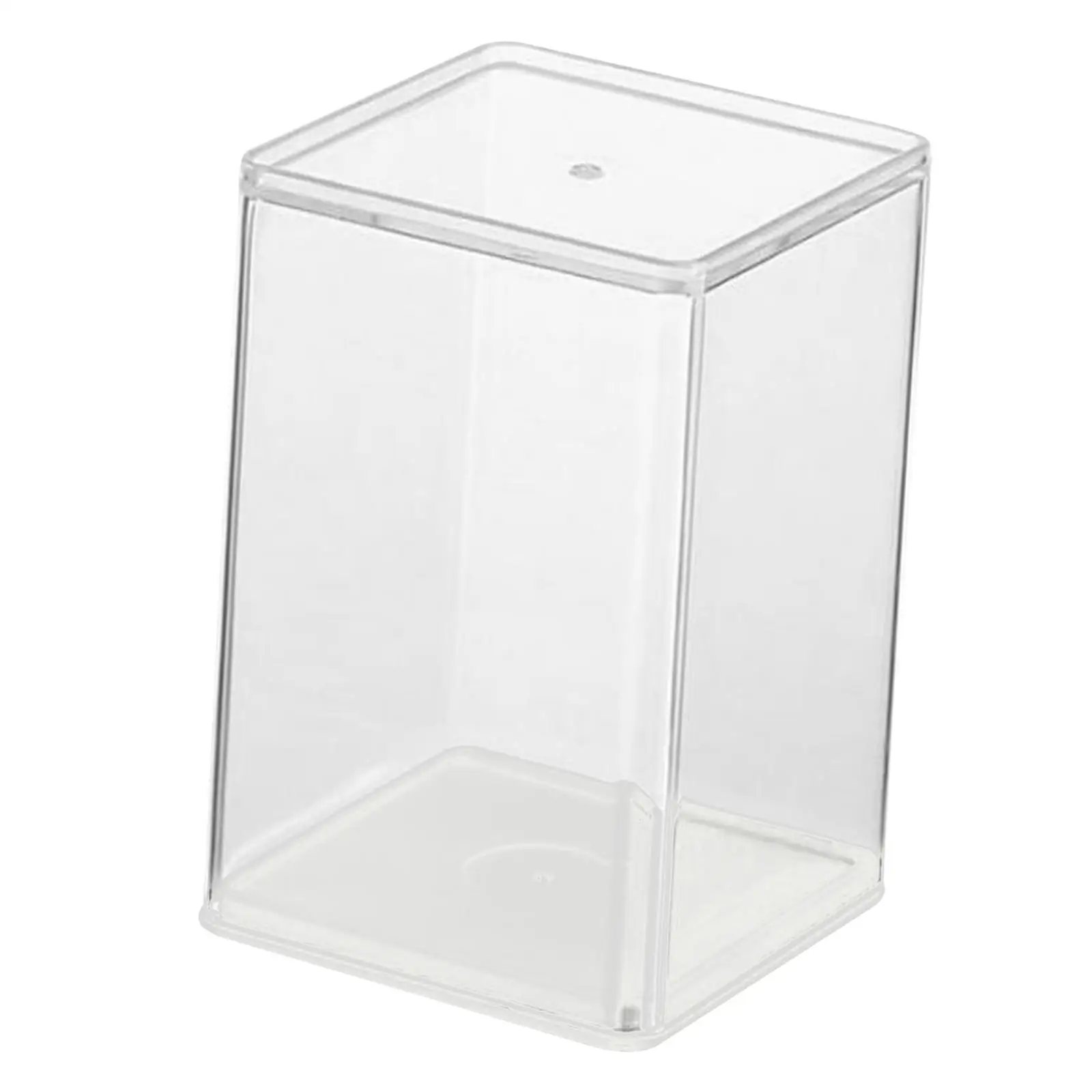 Transparent Acrylic Display Rack Container Dustproof Vertical Storage Box Dust Cabinet Protector for Toys Action Figures Adult