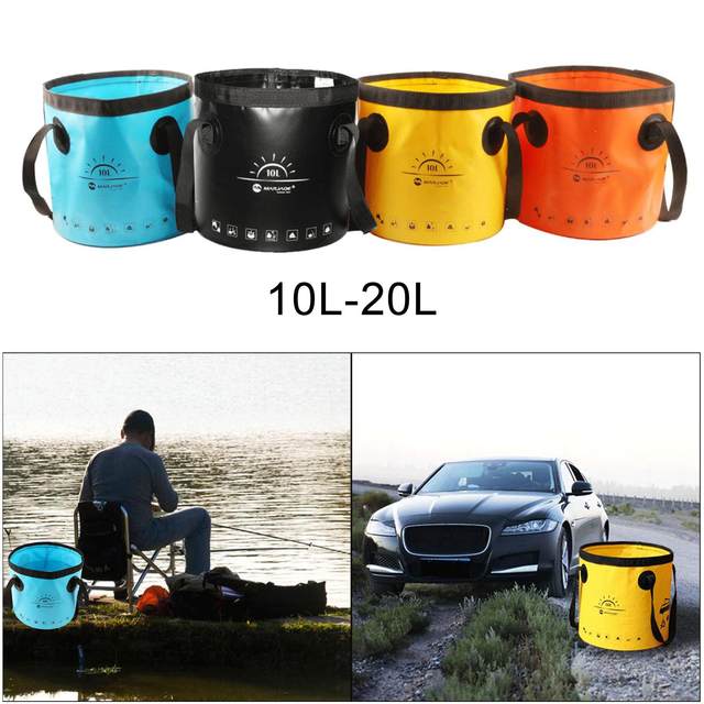 18L/25L Collapsible Bucket Outdoor Folding PVC Water Bucket Basin