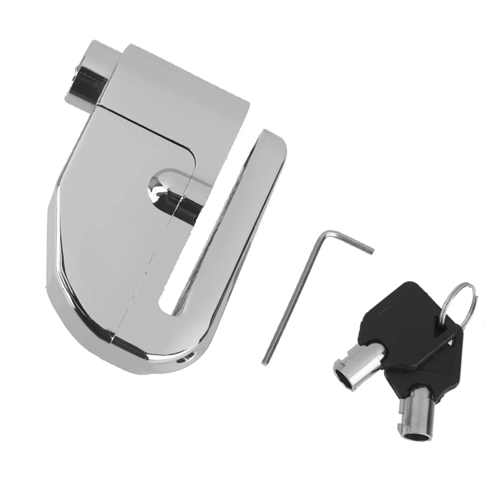 Chrome  Secrity Anti-theft Alarm for Motorbike Scooter Universal