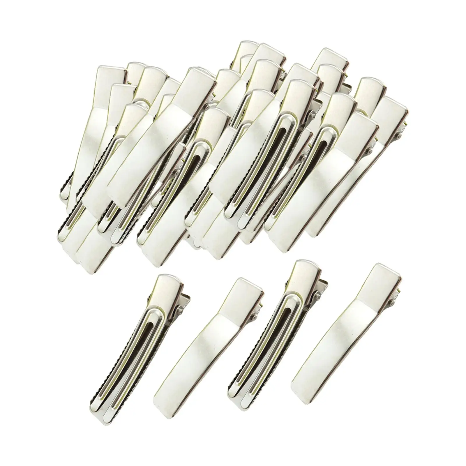 50 Pieces Alligator Hair Clips Double Prong Clips Hair Bow Clips Hairclips for Hair Styling Accessories or DIY Projects Salon