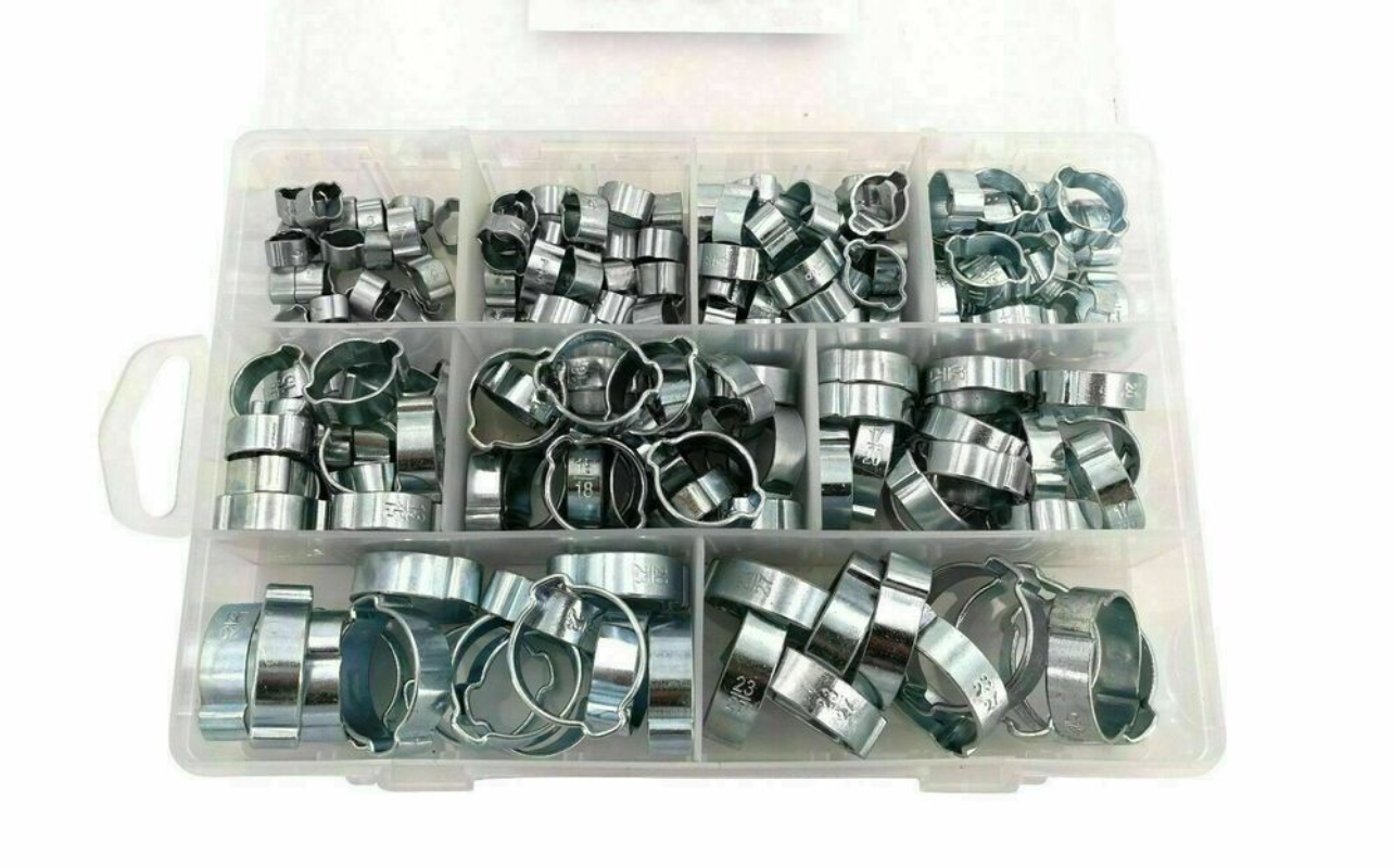 Combustível Água Pipe Clips, 7-27mm, 175Pcs