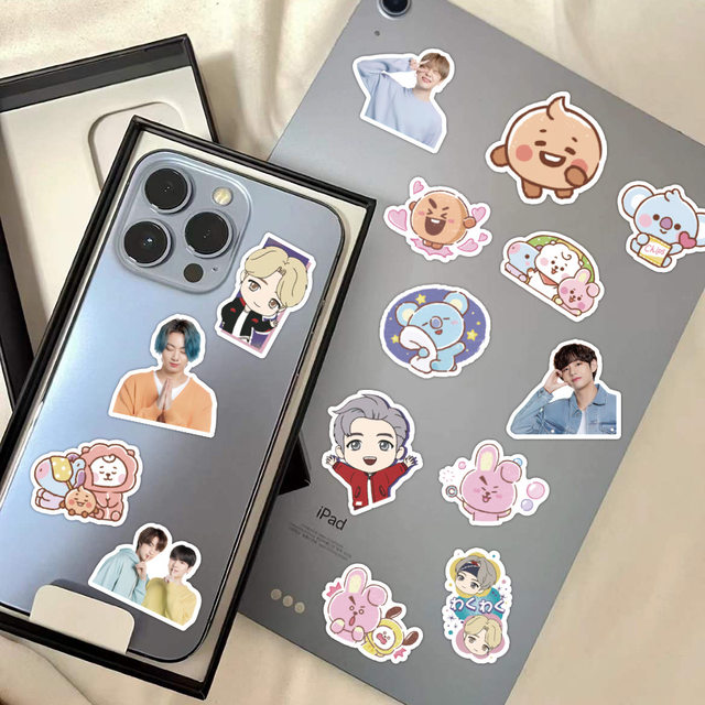 10/30/50Pcs/set Bangtan Boys Stickers KPOP Stars Stickers Idols Cute Photos  Toys Stickers For Skateboard Suitcase Laptop - Price history & Review, AliExpress Seller - MNTOP Store