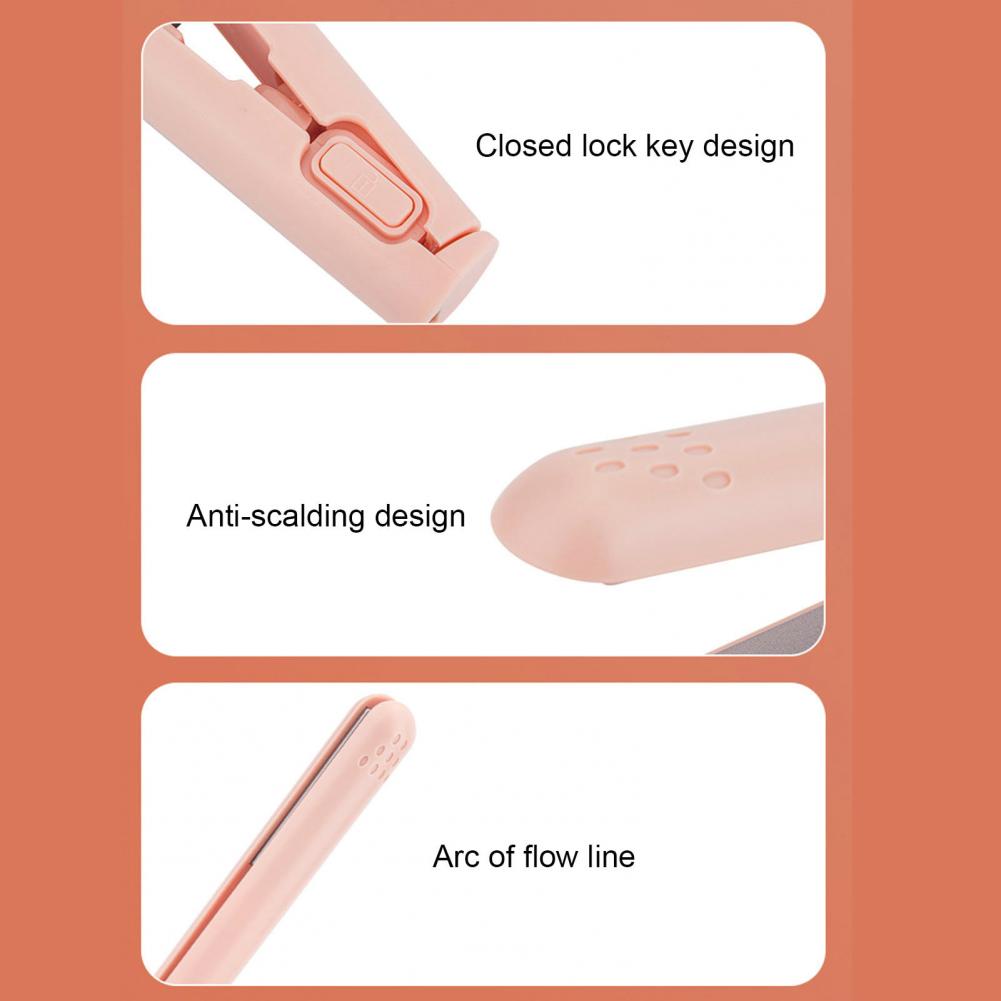 Description Picture 3 of itemWireless Hair Straightener Portable Rechargeable Usb Mini Curling Iron Dual-use Hair Styler for Safe Smooth Travel-friendly Hair
