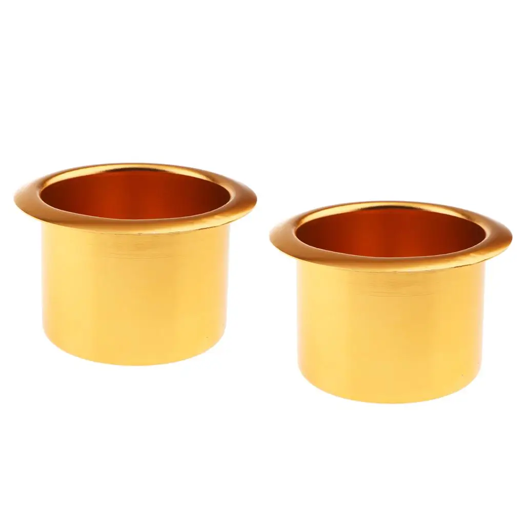 High Quality Gold Aluminum  80x64mm/ 3.15x2.52inch - Pack of 2