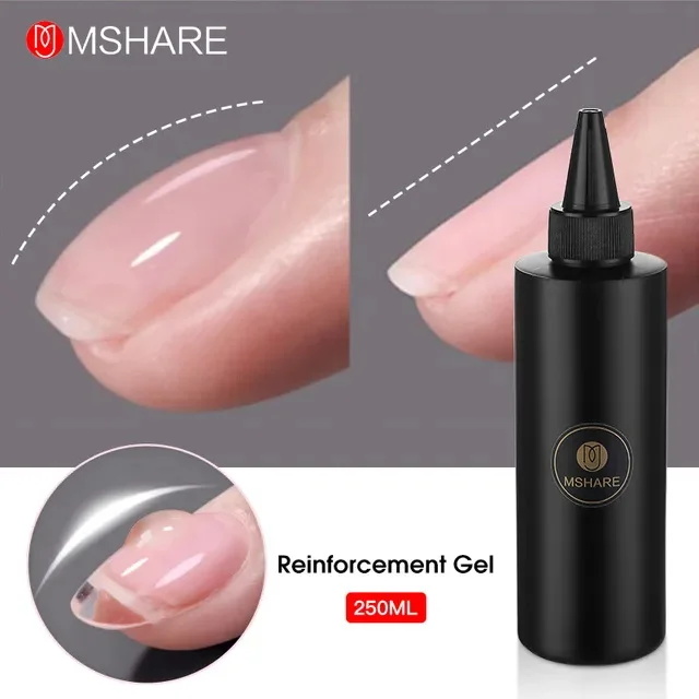 Best of MSHARE Reinforcement Gel Self Leveling Build Nail Apex &amp; C-Curve Builder Strengthen Alignment Base Soak Off 250g Reviews & Tips