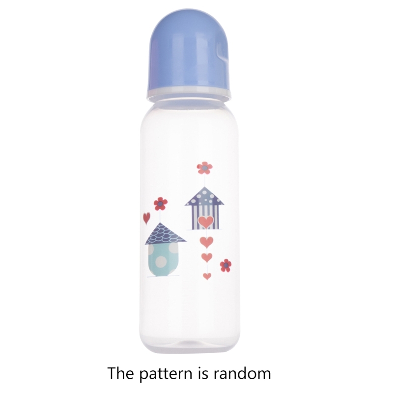 Schöne-design Baby Milch Flasche Baby Fütterung Flasche 250ml Kapazität Standard-auslauf PP Material Baby Flasche 7-zoll Höhe A2UB – Detail 5