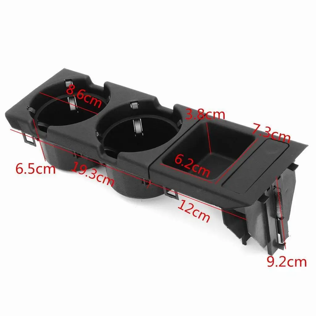 Front Center Console Cup Holder Coin Storing Box for 99-06 for bmw E46