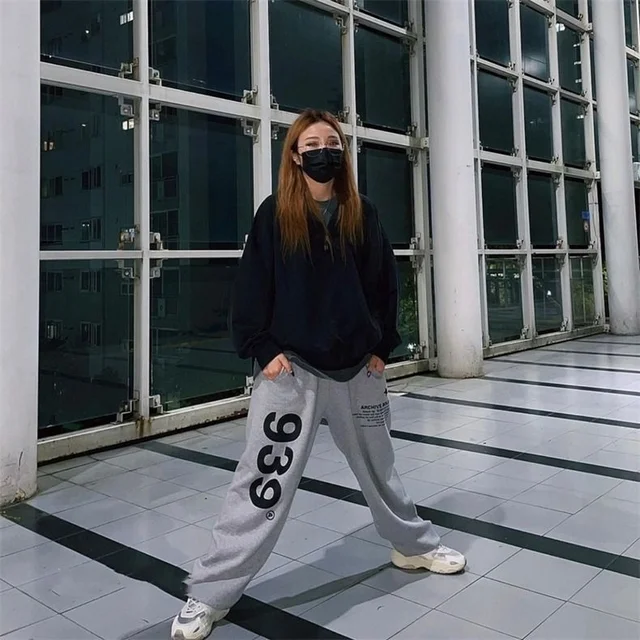 2020 Fashion young street sports casual trousers korean streetwear women  ropa de mujer hip hop punk women clothes sweatpants - AliExpress