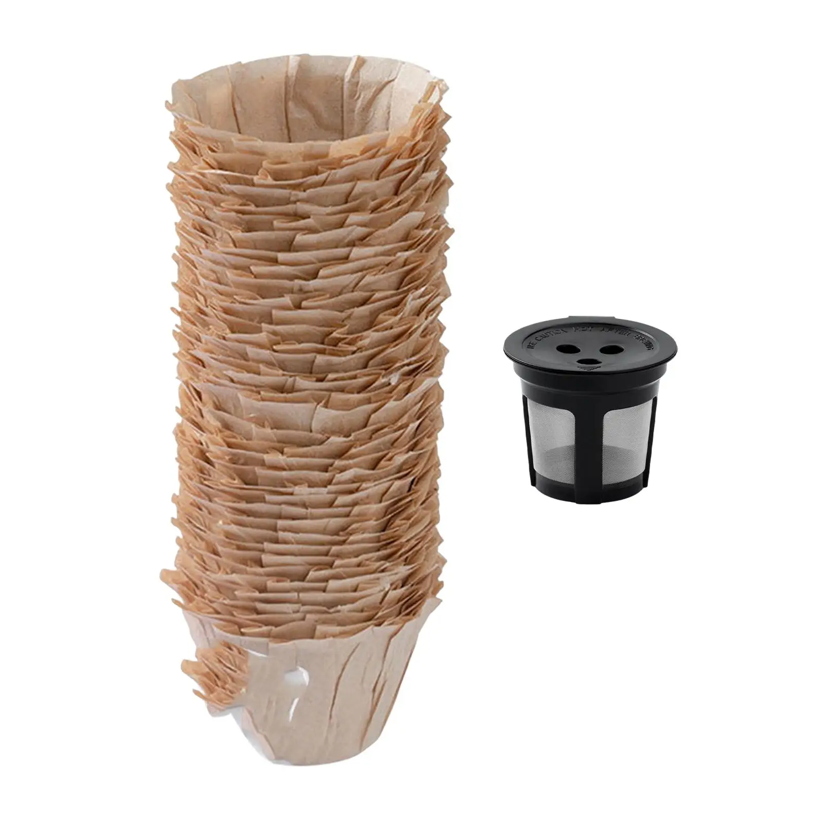 Coffee Filters with Lid Stainless Steel Mesh Premium for Cfp201 Spare Parts