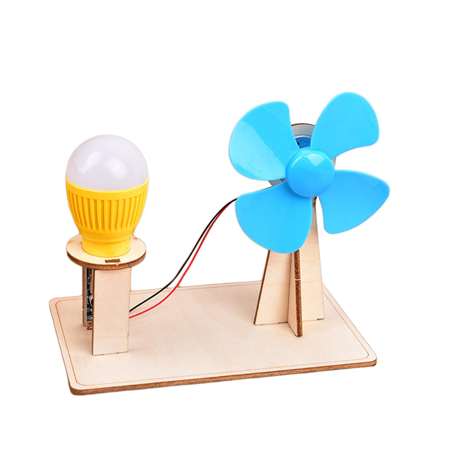 Assembly 3D Puzzles Wind Generator DIY Educational Science Experiment for Girls Boys Birthday Gifts Age 8 9 10 11 12 Years Old