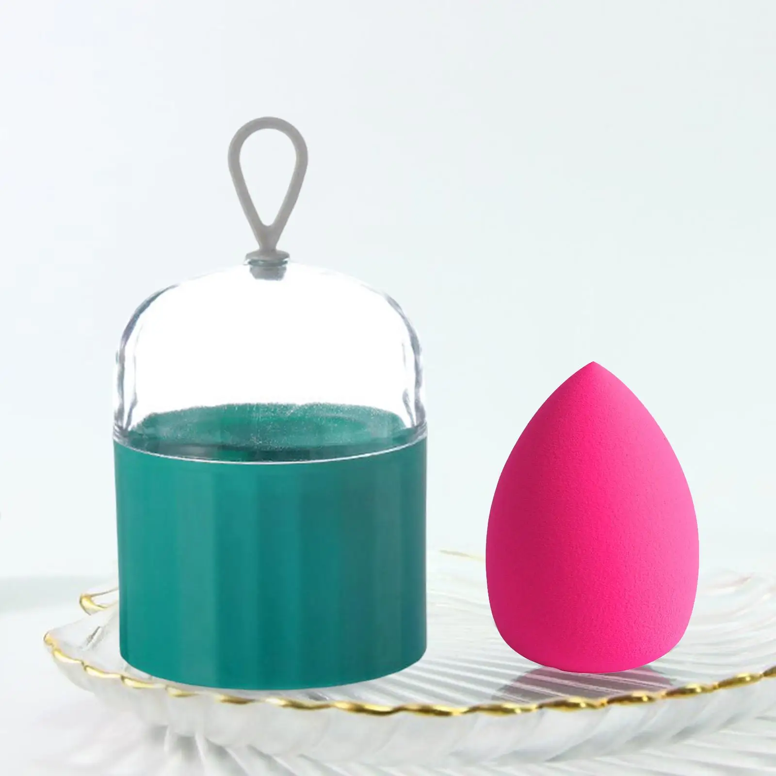 Portable Makeup Sponge Holder  Puff Container Cosmetic Blender Storage Box