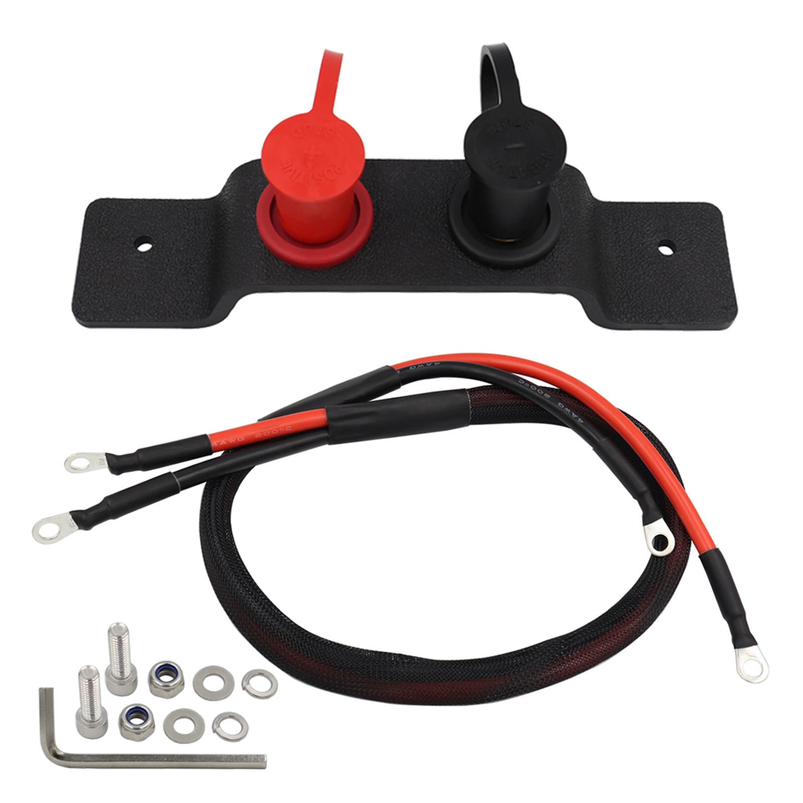 Battery Jump Post Quick Easy Charging High Voltage Cables for Can AM x3 Travel Trailers Lawn Mowers Trucks Boats