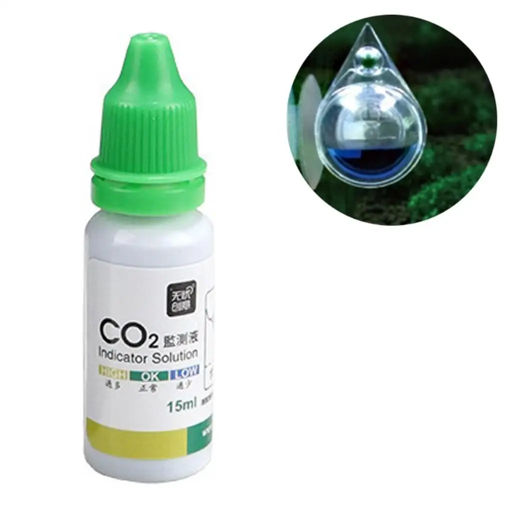 CO2 Drop Glass Checker Aquarium Fish Tank Carbon Dioxide PH Checker Tester