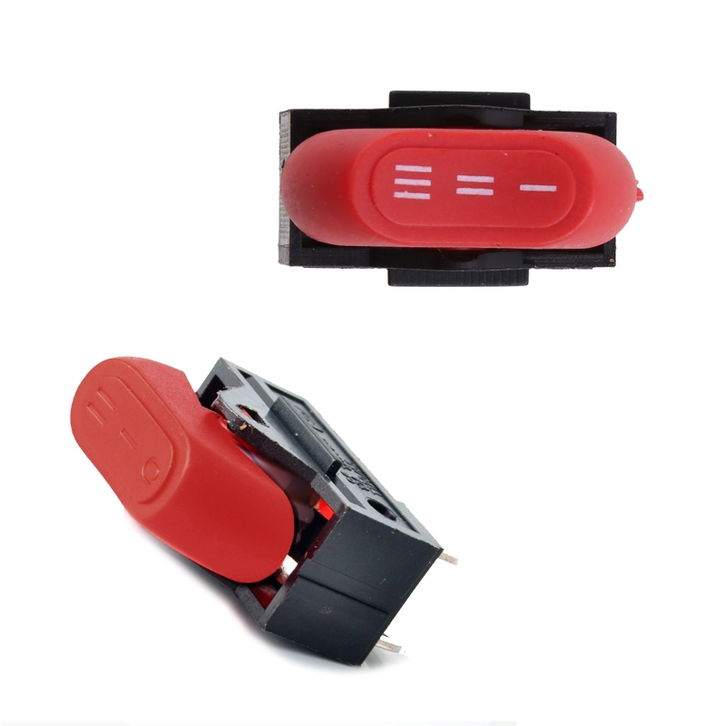 Description Picture 3 of itemBlack Red Wind Speed Control Button   3 Positions 3Pin  for Hair Dryer (Black/Red)