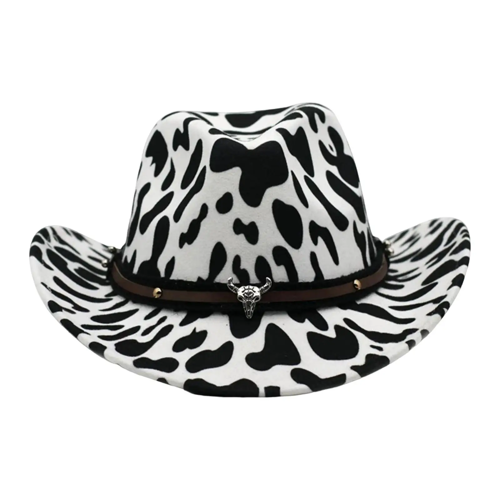 Fashion Western Cowboy Hat Adults Sun Hat Fancy Dress Wide Brim for Costume Celebration Holiday Party Favors Beach