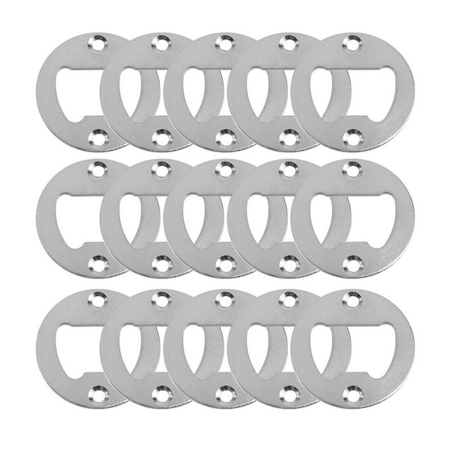 25 Inserti Apribottiglie Fai Da Te In Metallo Argento - Per Creare Il Tuo Apribirra Personalizzato