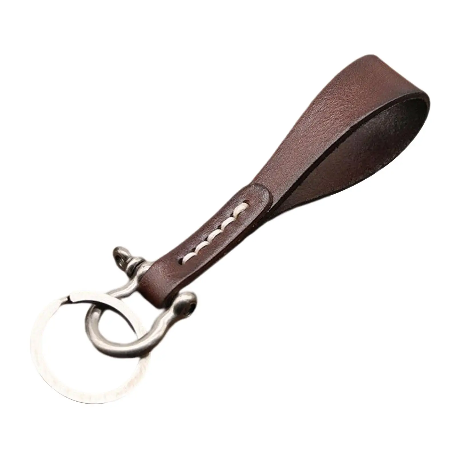 Car Keychain key Chain Holder Heavy Duty Car Pendant Universal PU Leather Gift Key Fob Keyring for FatherS Day Men Women