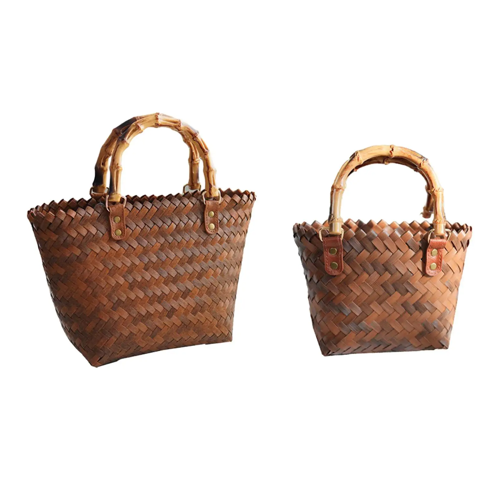 Women Handbag Bohemia Beach Handwoven Top Handle Fashion Holiday Travel Bag