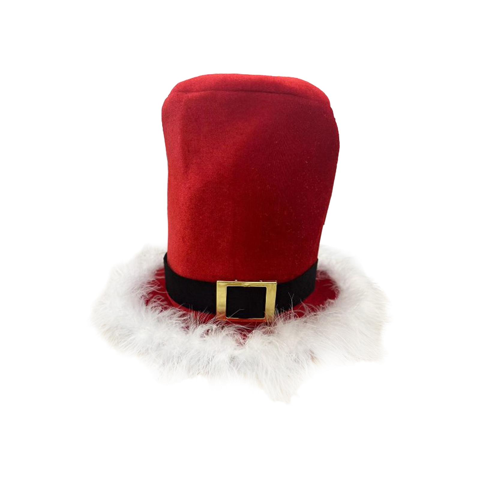 Christmas Top Hat Men Women Decor Funny Hats Creative Comfortable Santa Hat for Dress up Props Party Supplies Cosplay Holidays Christmas Top Hat Men Women Decor Funny Hats Creative Comfortable Santa Hat for Dress up Props Party Supplies Cosplay Holidays