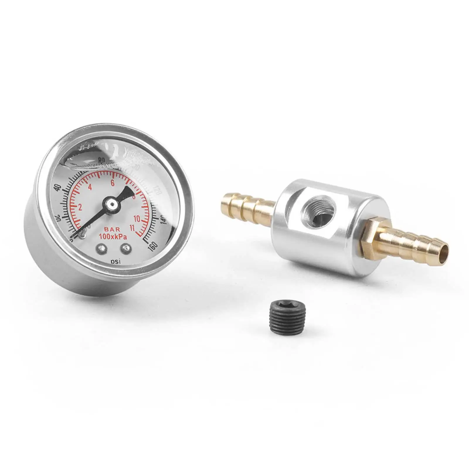 Universal Fuel Pressure Gauge 1/8 NPT Direct Replaces Durable Spare Parts Premium Sensor for Honda `88-`00 `89-`00