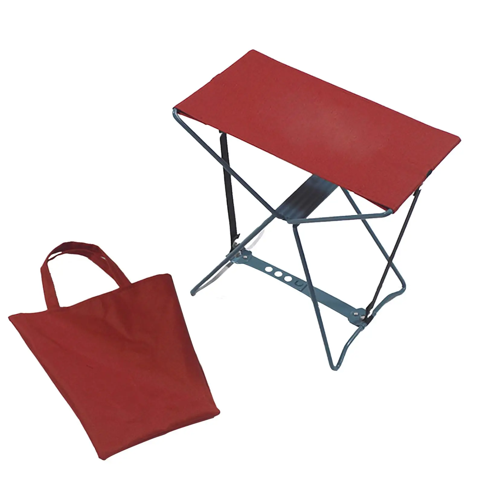 Folding Fishing Stool with Storage Bag Multifunction Collapsible Camping Stool for Barbecue Fishing Backpacking Bedroom Yravel