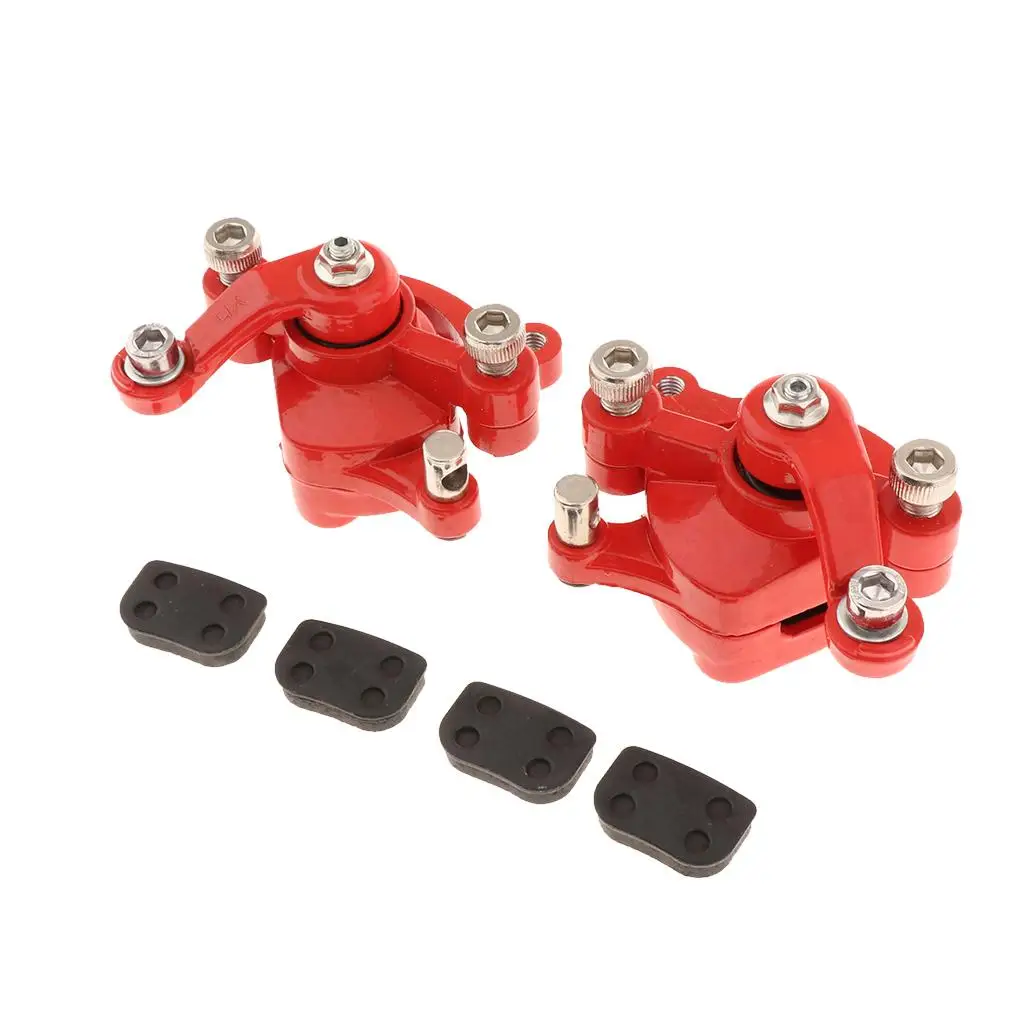 2-part disc brake calipers for bicycles, mini dirt, scooters, go-karts