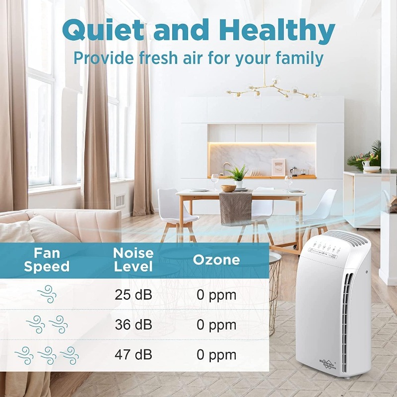 Title 4, MSA3 Air Purifier for Home Large Room, H13 True...