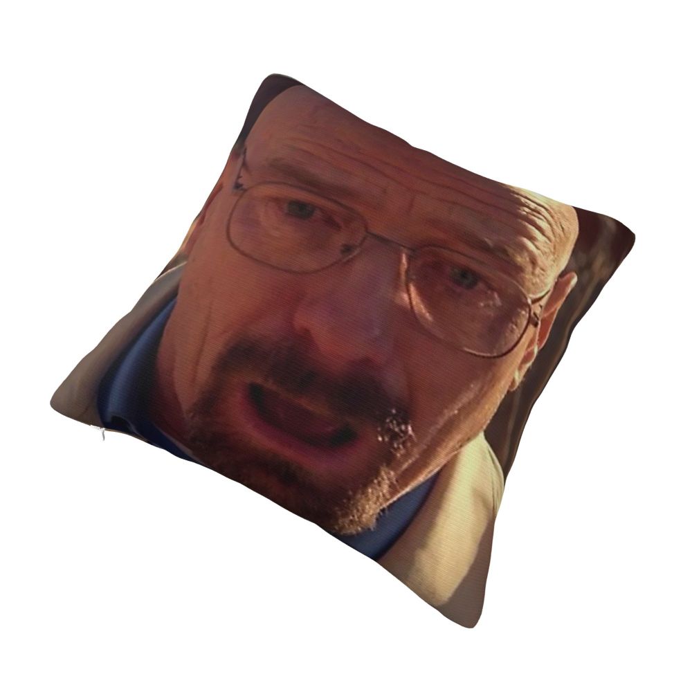 Description Picture 4 of itemWalter White Meme Breaking Bad Pillowcase Soft Fabric Cushion Cover Decorative Pillow Case Cover Home Square 18"