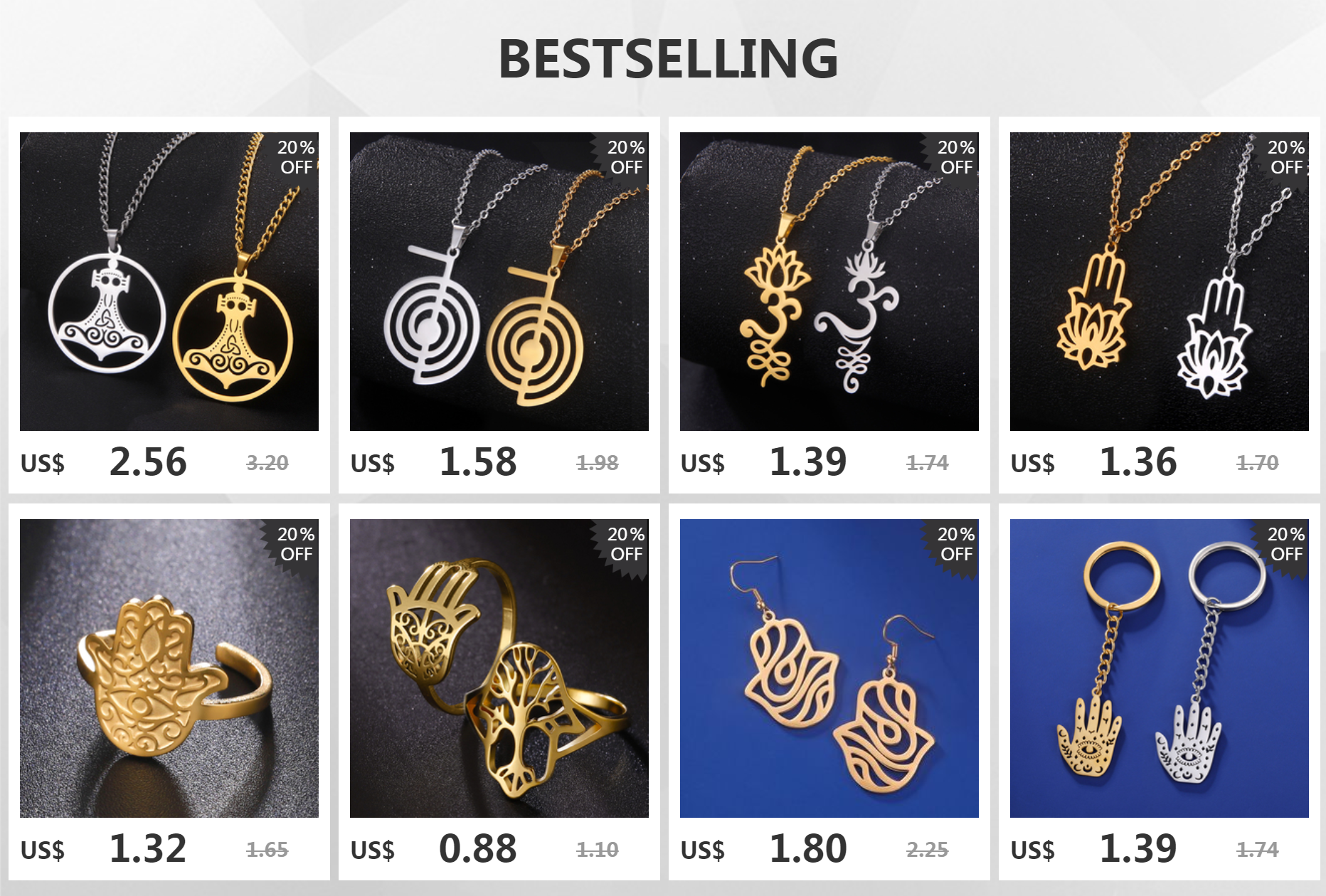 Dawapara Vintage filigrane Hamsa Hand von Fatima Stern von David Hexagramm Halskette viel Glück Erfolg Amulett Schmuck Edelstahl – Detail 1