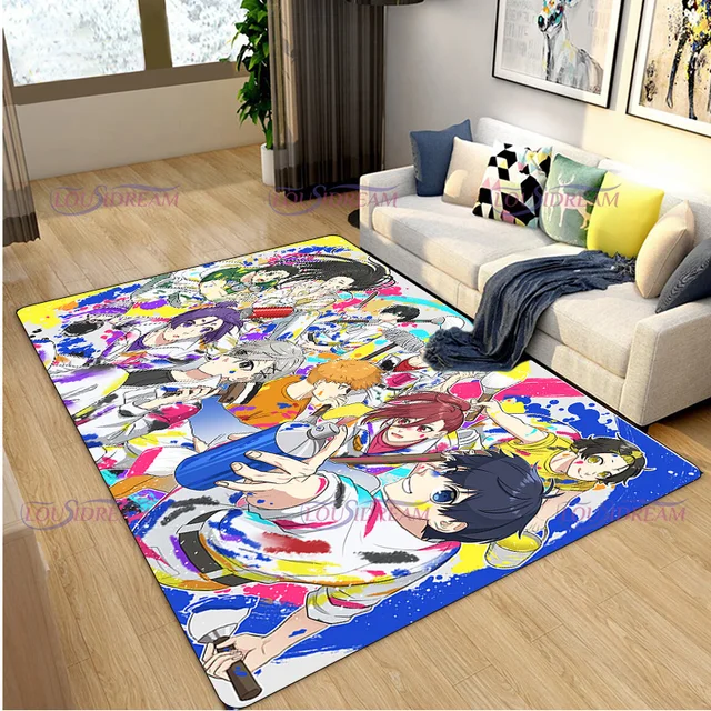 Blue Lock Football Anime Cartoon Carpet Rug for Home Living Room Bedroom  Sofa Doormat Decor,kid play Area Rug Non-slip Floor Mat - AliExpress