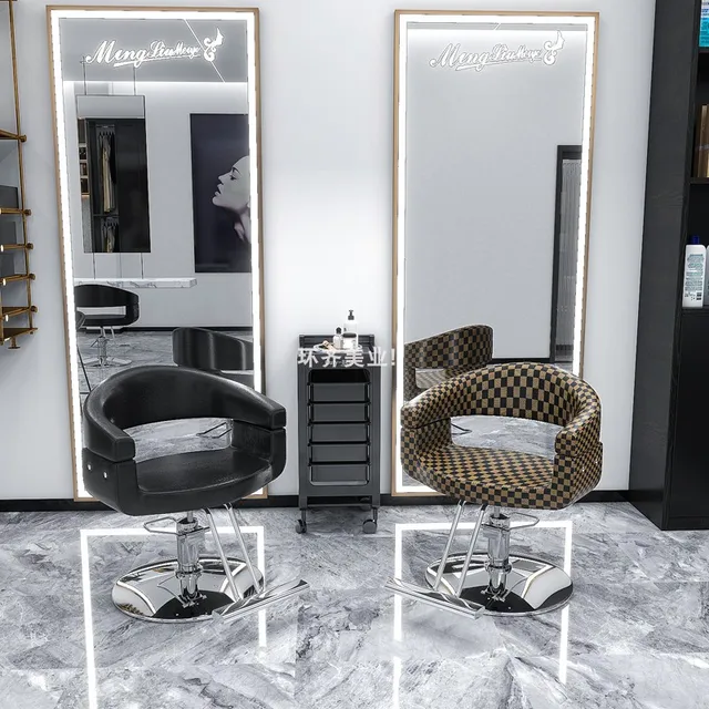 WYZ-Cadeira de barbeiro profissional para cabeleireiro, cadeira barata,  móveis de luxo para styling beleza e salão, shampoo e maquiagem - AliExpress