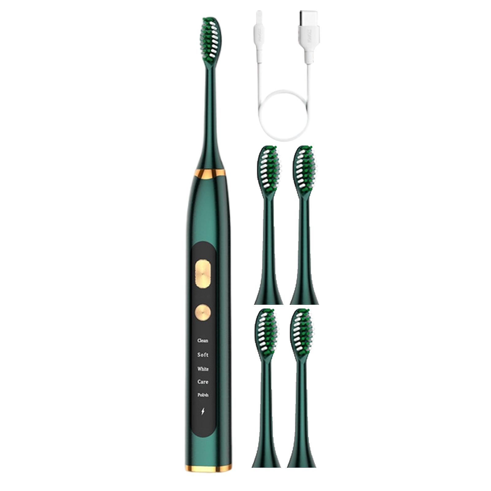 Electric Toothbrush 15 Day Using Time 5 Modes for Men Women