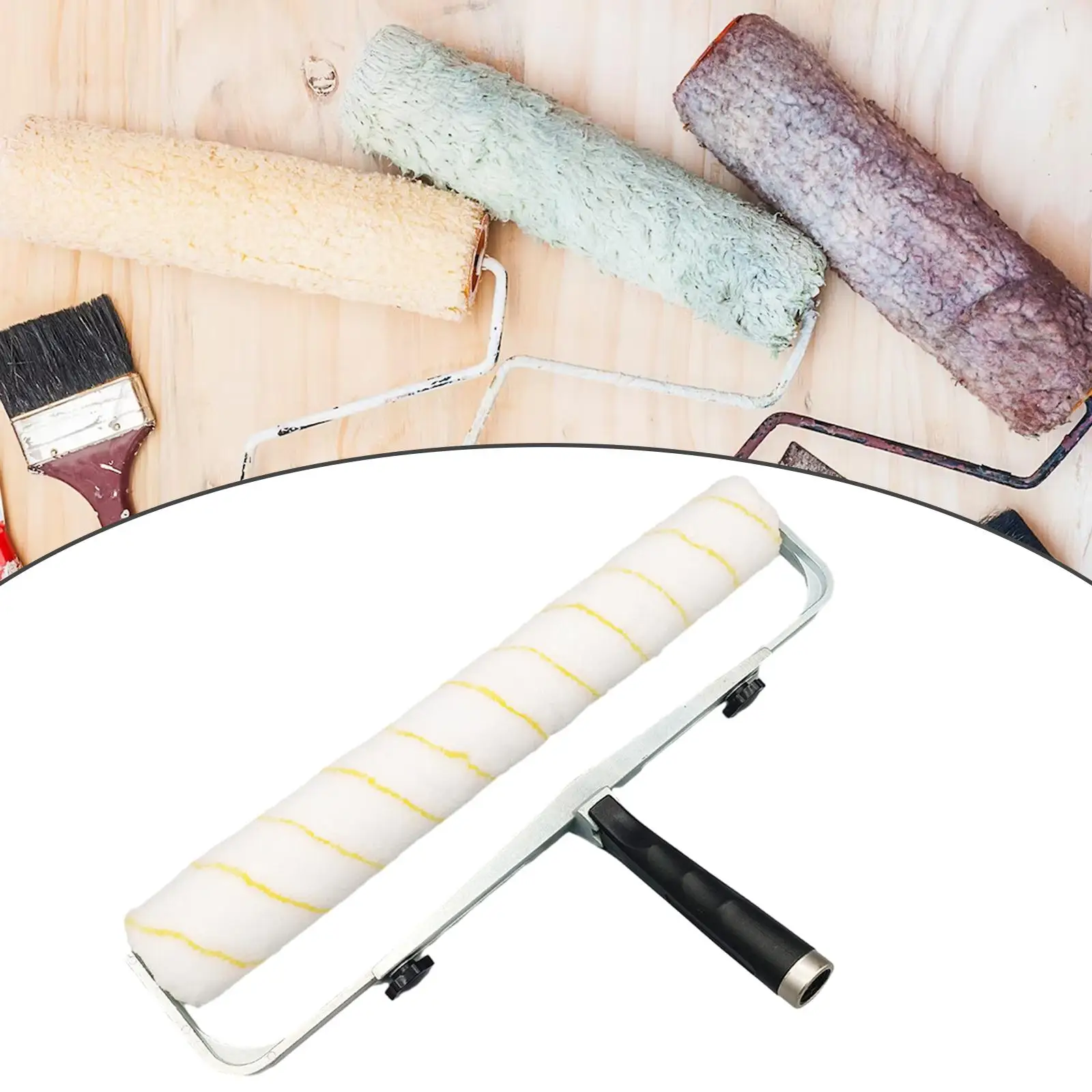 45cm Paint Roller with Roller Frame Heavy Duty Frame for Home Decor Painting