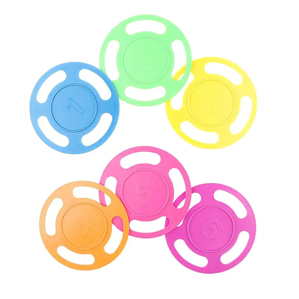 6Pcs   Plastic   Diving   Ring   Toys   Play   Set   Skill   Learning   Toy  