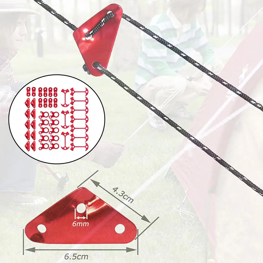 40pcs Turnbuckles Tent Accessories Drawstring Adjustment Buckle