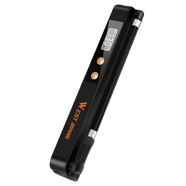 Compact Digital Tyre Inflator Portable USB Charging 1500mAh Battery Handheld Rechargeable 130PSI for Vehicle Other 