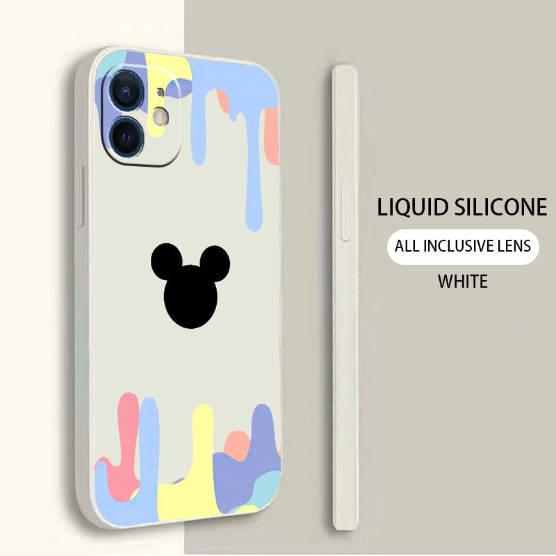 Cute Anime Mickey Phone Case For iPhone 11 SE 2020 7 7P 8 Plus X Xr Xs 11 12 13 Max Pro Mini 6 6s Ax93 Soft Fashion iphone 13 pro max cover