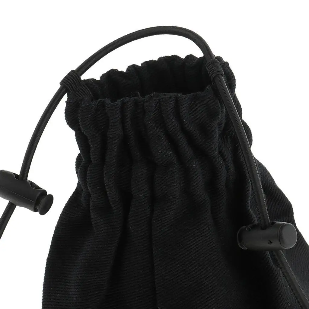 Salon Home Travel Use Canvas Black Universal Hair Dryer Sock Diffuser Blower