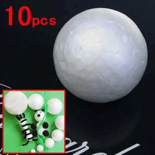 10pcs Polystyrene Foam Sphere Ball Christmas Modeling crafts