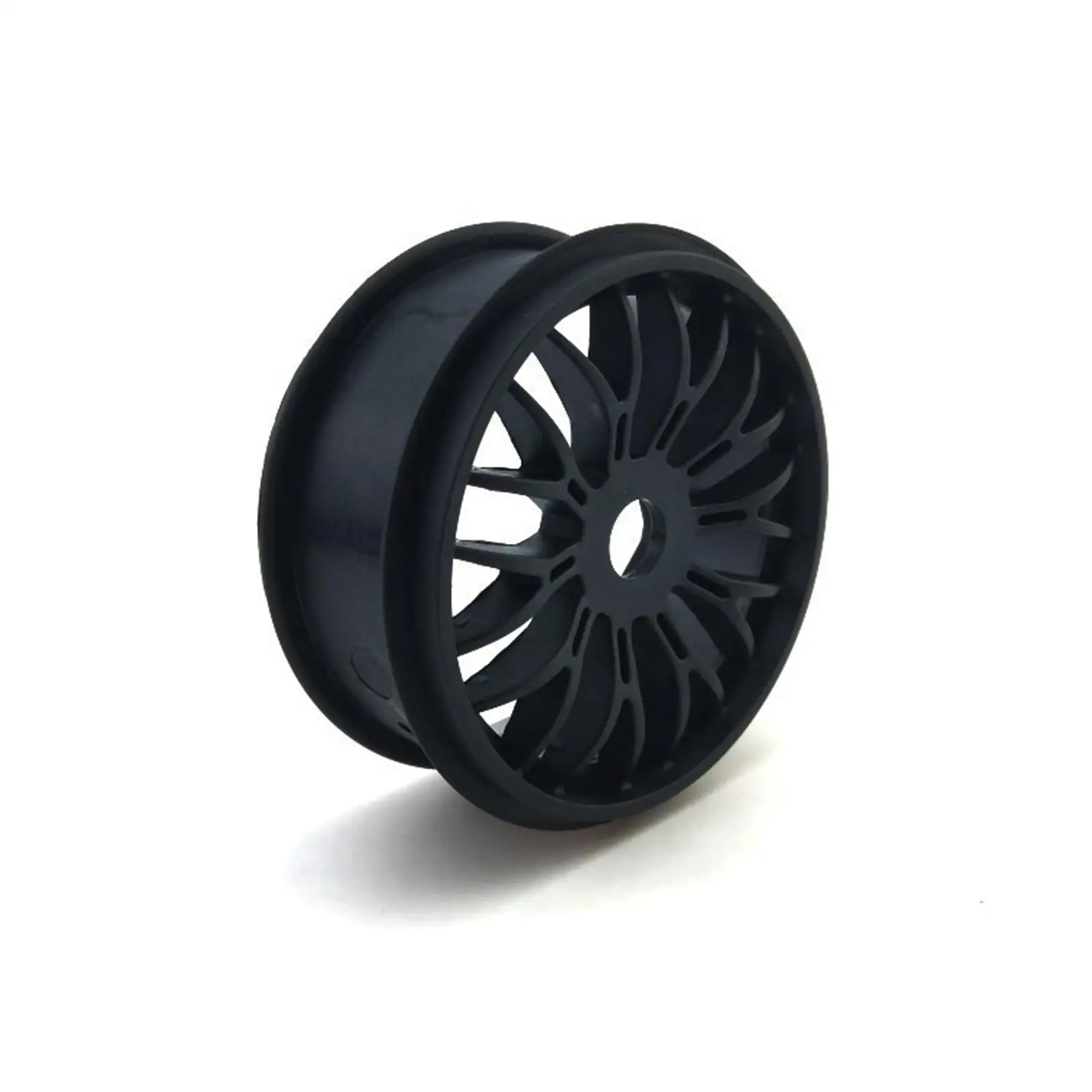4Pcs RC Wheel Rims 1/7 1:7 17mm Rubber Black RC Car Replacement Model Set Parts for Tamiya RC Car Off Road Crawlers Buggy