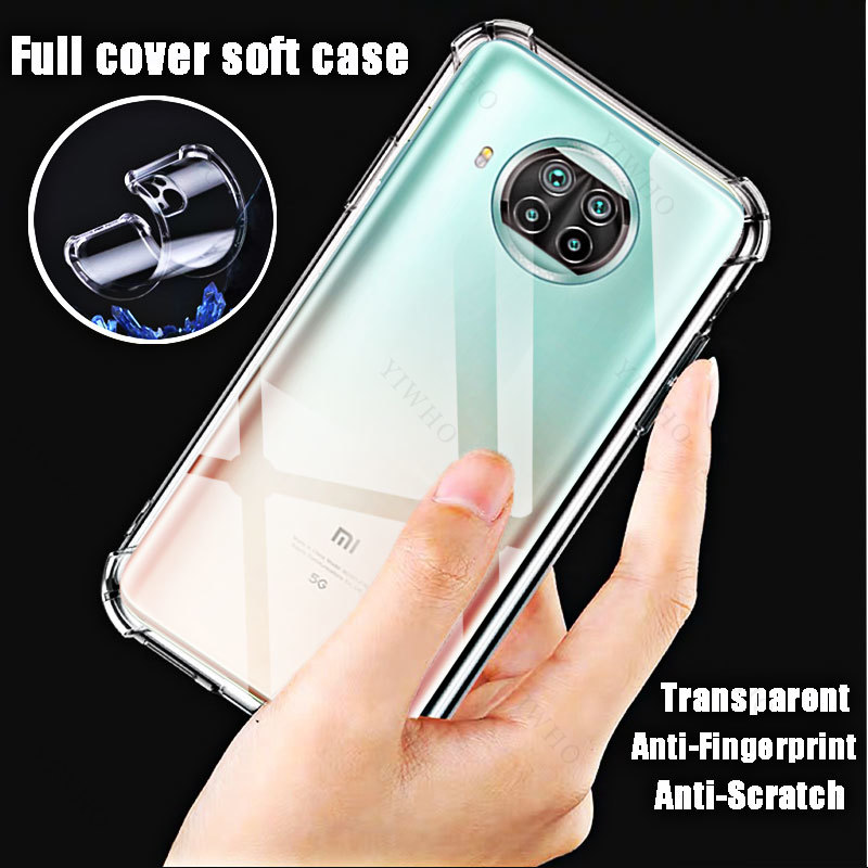 Klare Handyhülle für Xiaomi Mi 10T Lite 5G, TPU, transparent, für Xiaomi Mi 10TLite 5G 6,67 Zoll M2007J17G, stoßfest – Detail 5
