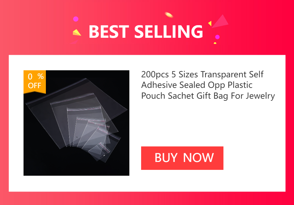 8 Sizes Laser Self-Sealing Plastic Bag Package For Small Business Clear Pouch Jewelry Display Gift Packaging Storage Wholesale