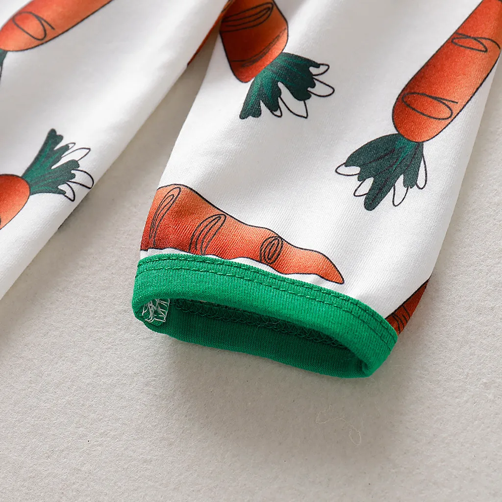 desenhos animados cenoura impressão macacão + rrabbit
