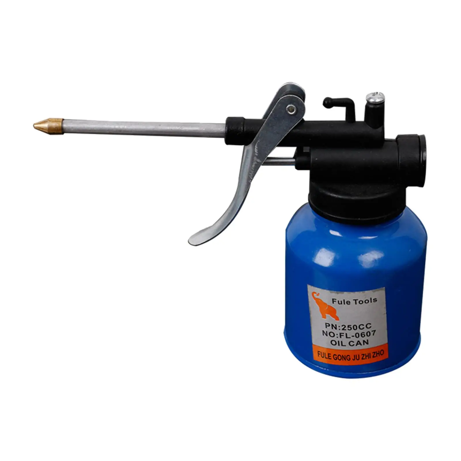 Hand Pump Oil Can 250ml Lubrication Oiling Can Bottle Oil Can Pump Oiler for Liquid Handling Lubricants Grease Oiling