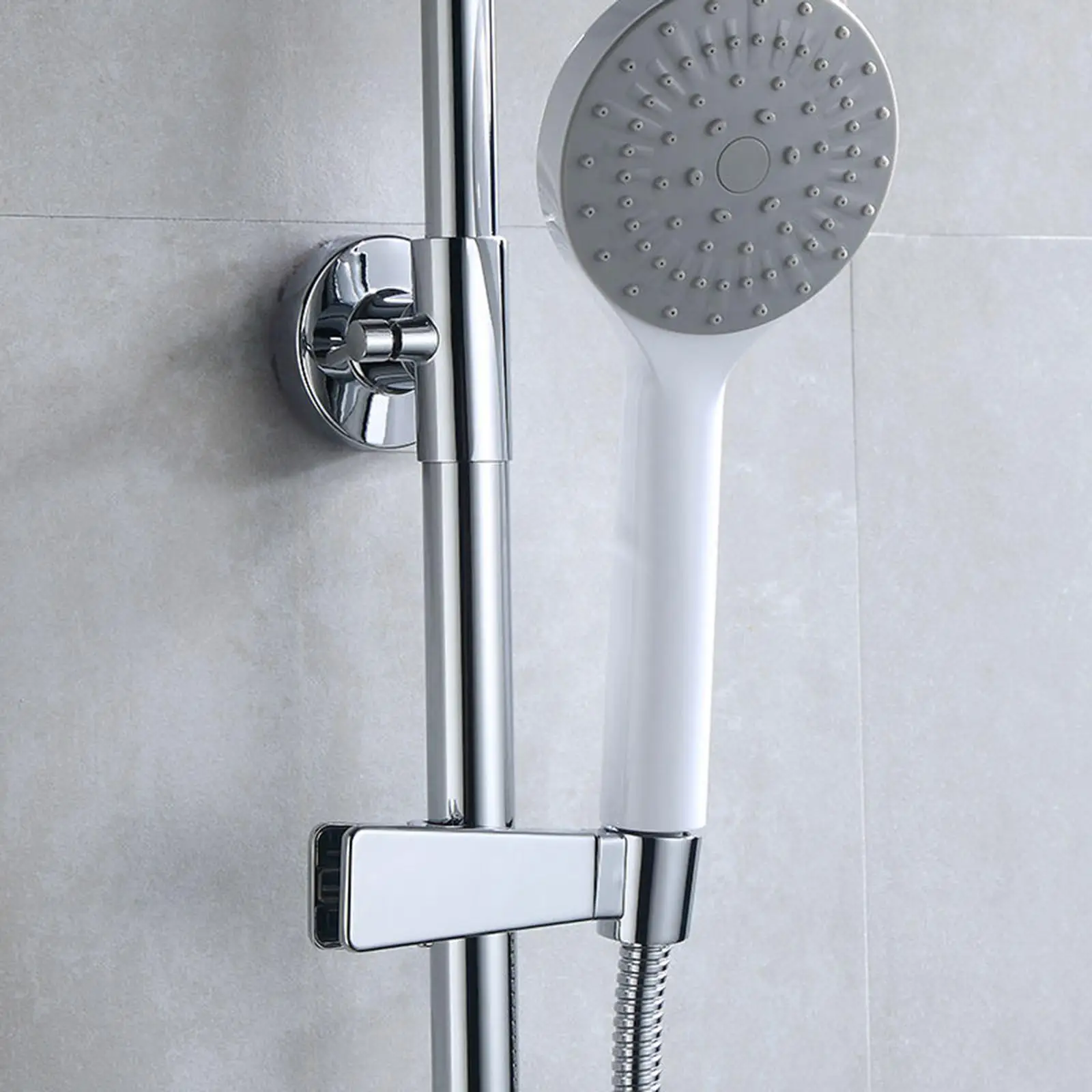 Sprayer Holder Shower Head Holders Press Clamp Spray Holder Shower Head Adjustable Head Bracket Holder for Bathroom Slider Pole
