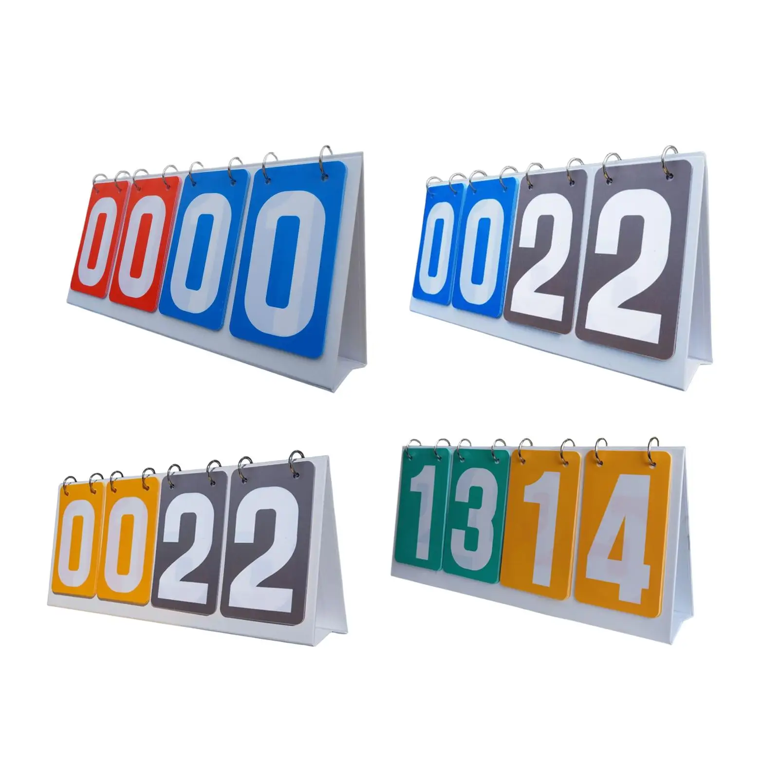 4 Digit  Score Board Game Large Competition Tabletop Scoreboard for