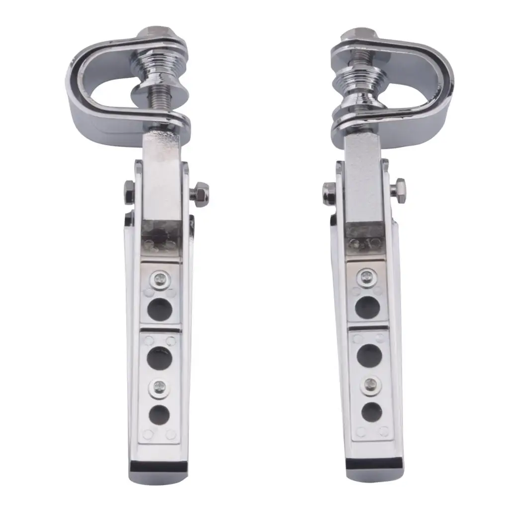Motorcycle Foot Pegs Pedals Bracket Folding Engine  for